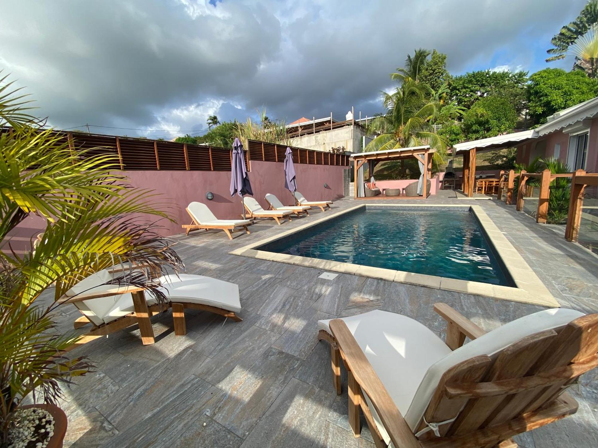 Villa Avec Piscine, Vue Sur Mer, Rocher Du Diamant แซ็งต์-ลูซ ภายนอก รูปภาพ